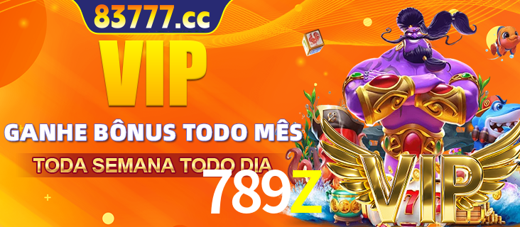 Banner promocional do 789Z oferecendo 100% de recompensas adicionais contínuas para quem fizer o login diário (Daily sign-in), com um mascote de coelho.